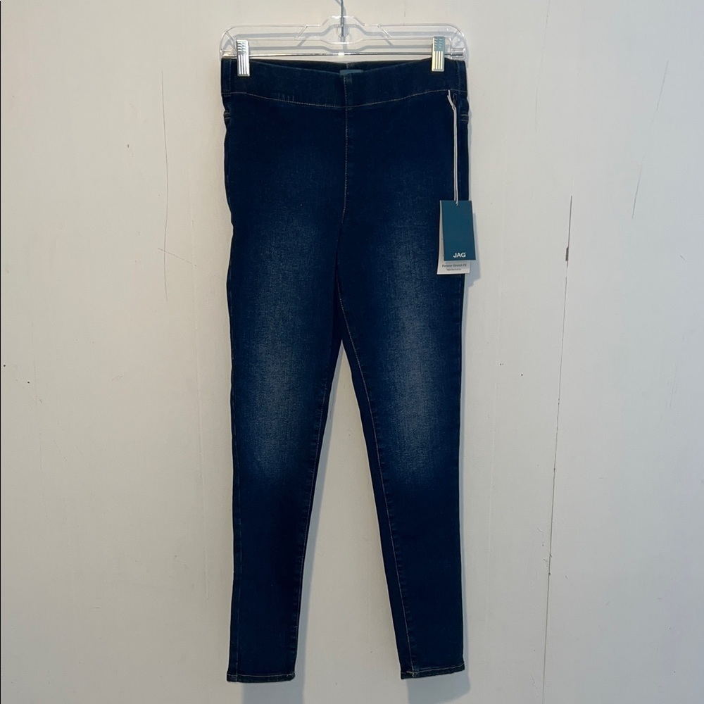 Jag Jeans Women's Deep Indigo Jeggings NWT High Rise Size S 03172614